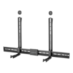 LogiLink Soundbar mount, universally compatible, 86-155mm width, black