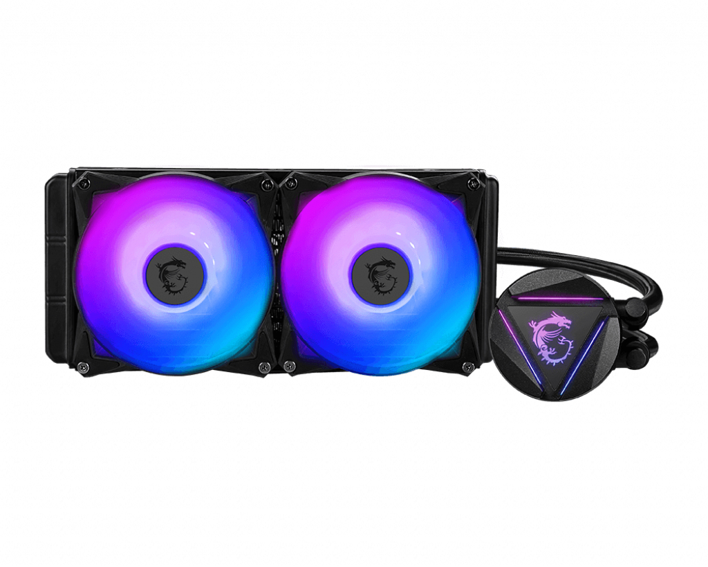Image of MSI MAG CORELIQUID 280R Liquid CPU Cooler '280mm Radiator, 2x...