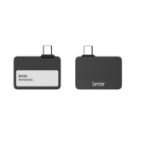 Lexar Professional Go Portable SSD with Hub, SL400, 1TB, Black, Up to 1050MB/s read, 1000MB/s write speeds