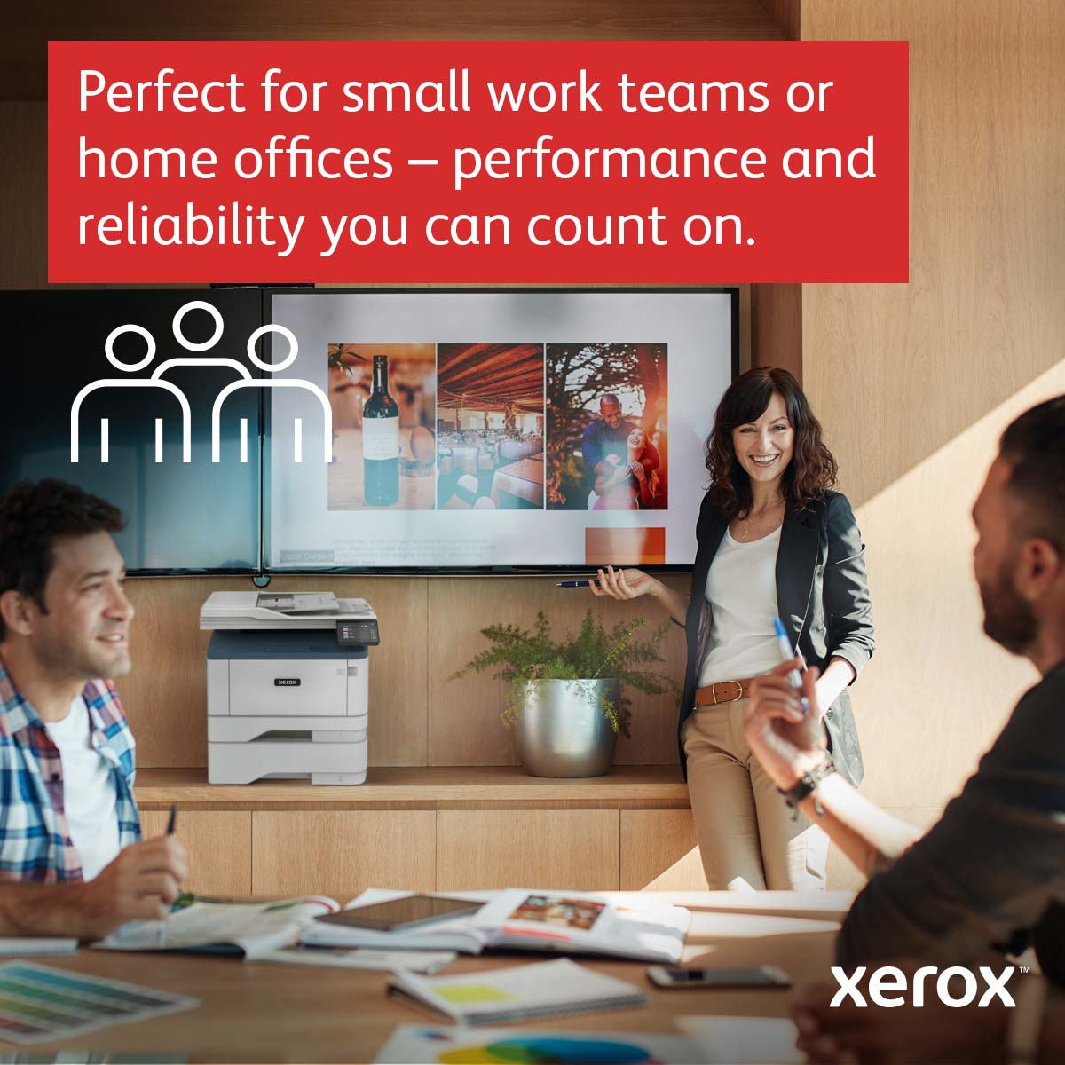Xerox B305 Multifunction Printer, Print/Scan/Copy, Black and White ...