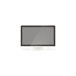 Aopen dTILE 2462-M computer monitor 60,5 cm (23.8") 1920 x 1080 Pixels Full HD LED Touchscreen Tafelblad Wit