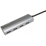 Prokord UH3047C gränssnittshubbar USB 3.2 Gen 1 (3.1 Gen 1) Type-C Silver