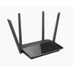 D-Link AC1200 Dual Band wireless router Dual-band (2.4 GHz / 5 GHz) Gigabit Ethernet Black