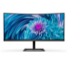 Philips E Line 346E2CUAE/00 computer monitor 86.4 cm (34") 3440 x 1440 pixels Wide Quad HD+ LCD Black