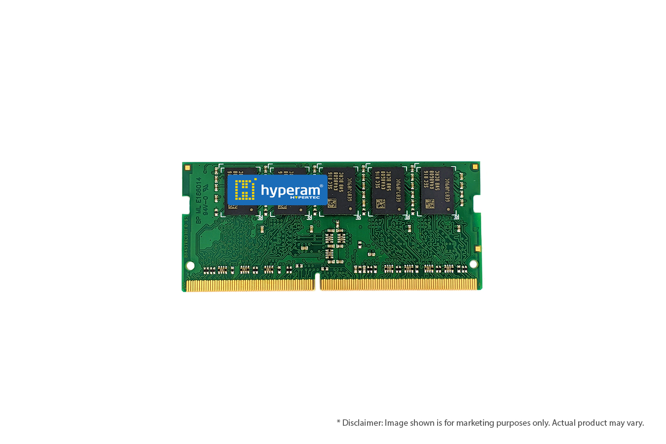 Image of Hypertec Hyperam 8GB PC4-19200 2400Mhz DDR4 Single Rank ECC SODIMM...