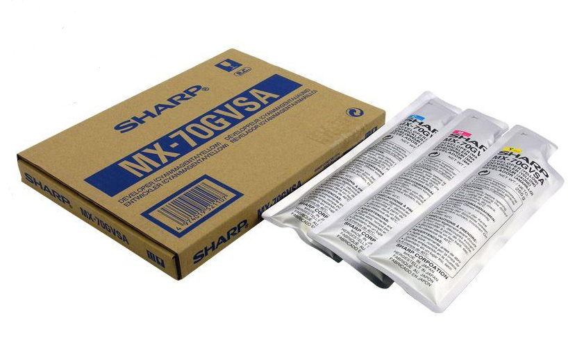 Sharp MX70GVSA Developer color, 100K pages for Sharp MX 5500 N, 0 in