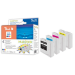 Peach PI500-120 inktcartridge 4 stuk(s) Hoog (XL) rendement Zwart, Cyaan, Geel, Magenta