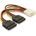 DeLOCK Cable Power SATA HDD 2x > 4pin male 0.112 m