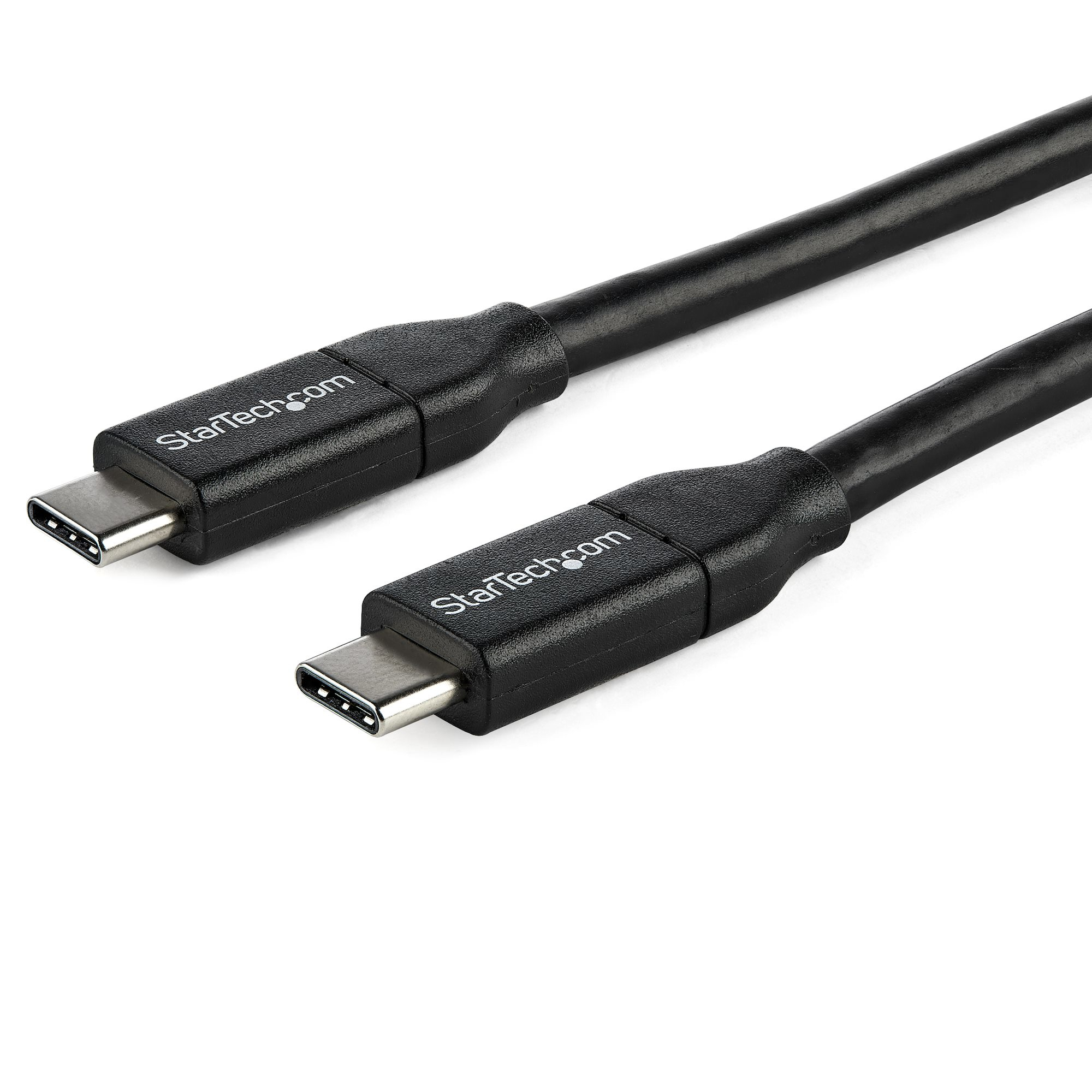Image of StarTech.com USB-C to USB-C Cable w/ 5A PD - M/M - 1 m (3 ft.) -...