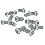 Zebra P1046696-144 printer/scanner spare part Screw 5 pc(s)