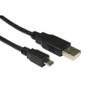 Cables Direct USB 2.0 Micro B, 3m USB cable USB A Micro-USB B Black