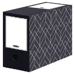 Fellowes 4483001 file storage box Cardboard Black, White