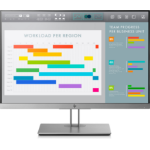 HP EliteDisplay E243i computer monitor 61 cm (24") 1920 x 1200 pixels WUXGA LED Black, Silver