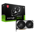 MSI VENTUS GeForce RTX 4070 2X E 12G OC NVIDIA 12 GB GDDR6X