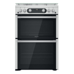 Hotpoint HDM67G0C2CX/UK Freestanding cooker Gas Silver