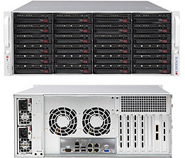 Supermicro SuperChassis 846BE1C-R1K23B Rack Black 1200 W
