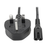 Tripp Lite P061-006 power cable Black 70.9" (1.8 m) C7 coupler BS 1363