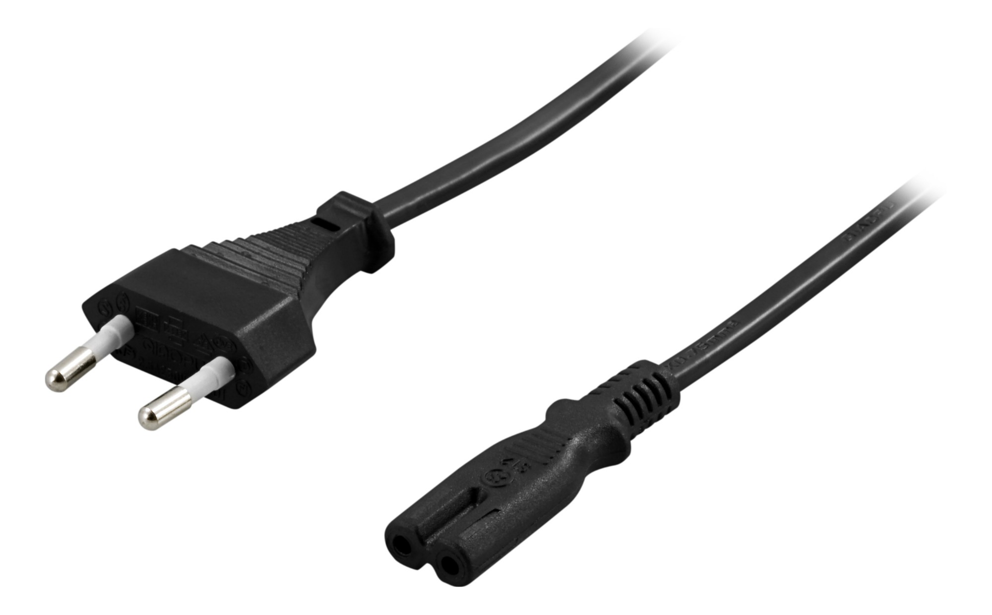 EU Product - Device Cable CEE 7/16 - IEC 60320 C7, Grounded, 5m - Black thumbnail