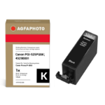 AgfaPhoto APCPGI525BD inktcartridge 1 stuk(s) Compatibel Normaal rendement Zwart