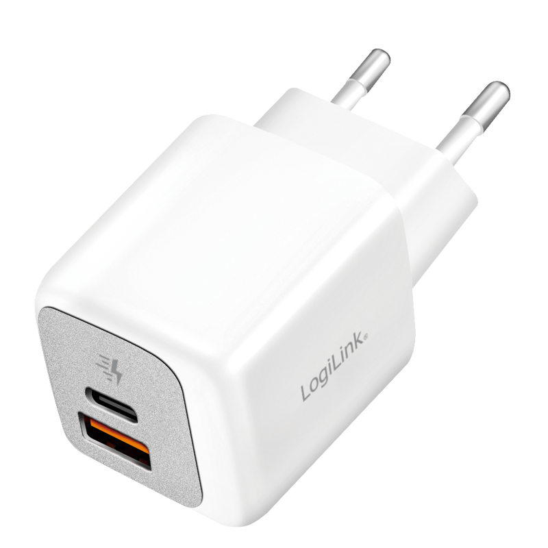 Image of LogiLink USB Wall Charger, 2port, USB-AF & USB-CF, 20W, 20pcs...