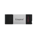 Kingston Technology DataTraveler 80 Co-logo USB flash drive 32 GB USB Type-C 3.2 Gen 1 (3.1 Gen 1) Black, Silver