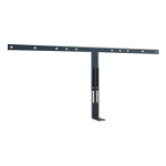 Hagor Logitech Meetup II Display Adapter 55 – 75“ 190,5 cm (75") Muur Zwart