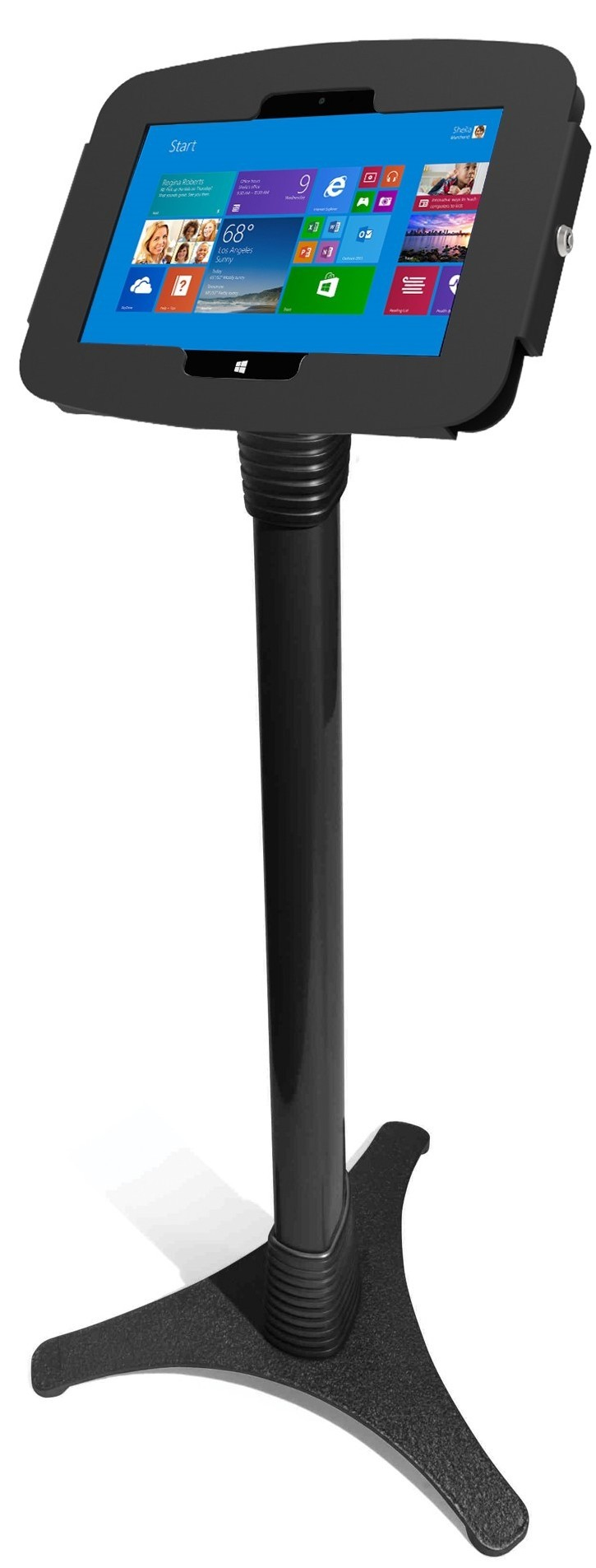 Image of Compulocks Surface Pro 3-7 Space Enclosure Portable Floor Stand Black