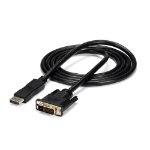 StarTech.com 6ft (1.8m) DisplayPort to DVI Cable - DisplayPort to DVI Adapter Cable 1080p Video - DisplayPort to DVI-D Cable Single Link - DP to DVI Monitor Cable - DP 1.2 to DVI Converter
