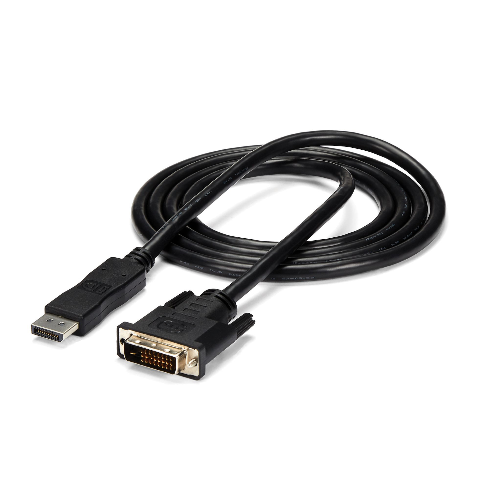 Image of StarTech.com 6ft (1.8m) DisplayPort to DVI Cable - DisplayPort to...