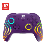 Turtle Beach Afterglow Wave Purple Wireless RGB Gaming Controller. Officially Licensed for Nintendo Switch 2