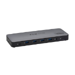 Eaton USBC DOCK 3 DIS 4K HDMI DP USB USB Type-C 10000 Mbit/s Black, Silver