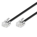 Microconnect MPK191 telephone cable 15 m Black