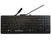 Seal Shield Cleanwipe Pro keyboard Universal USB QWERTY Black
