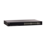 Cisco SG250X-24P-K9UK-RF network switch Managed L2+/L3 Gigabit Ethernet (10/100/1000) Power over Ethernet (PoE) 1U Black