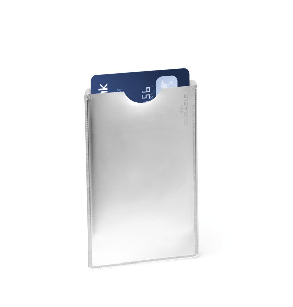 Durable 890023 card pocket Silver