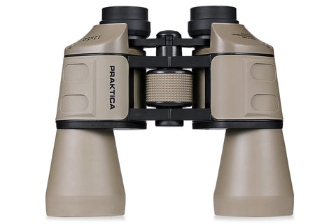 UOF1250S PRAKTICA Falcon 12x50mm Porro Prism Field Binoculars - Sand