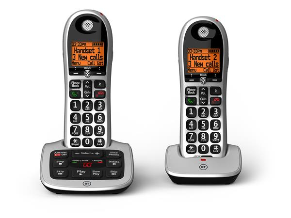 British Telecom BT4600 DECT telephone Caller ID Black