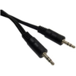 Cables Direct 1TT-01-2M audio cable 3.5mm Black