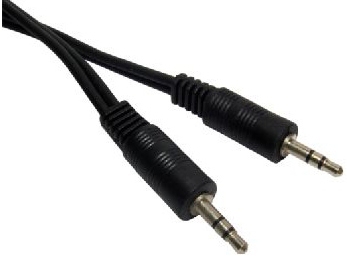 Cables Direct 1TT-01-2M audio cable 3.5mm Black