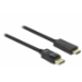 DeLOCK 82435 video cable adapter 3 m HDMI Displayport Black