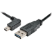 Tripp Lite UR030-006-LAB USB cable USB 2.0 72" (1.83 m) USB A Mini-USB B Black