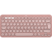 Logitech Pebble Keys 2 K380s keyboard Universal RF Wireless + Bluetooth QWERTY UK English Pink