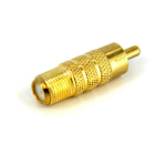 StarTech.com RCA to F Type Coaxial Adapter, M/F connecteur coaxial