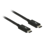 DeLOCK 84845 Thunderbolt cable 1 m 20 Gbit/s Black