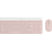 Logitech MK470 Slim Combo keyboard Mouse included Office RF Wireless QWERTZ German Pink