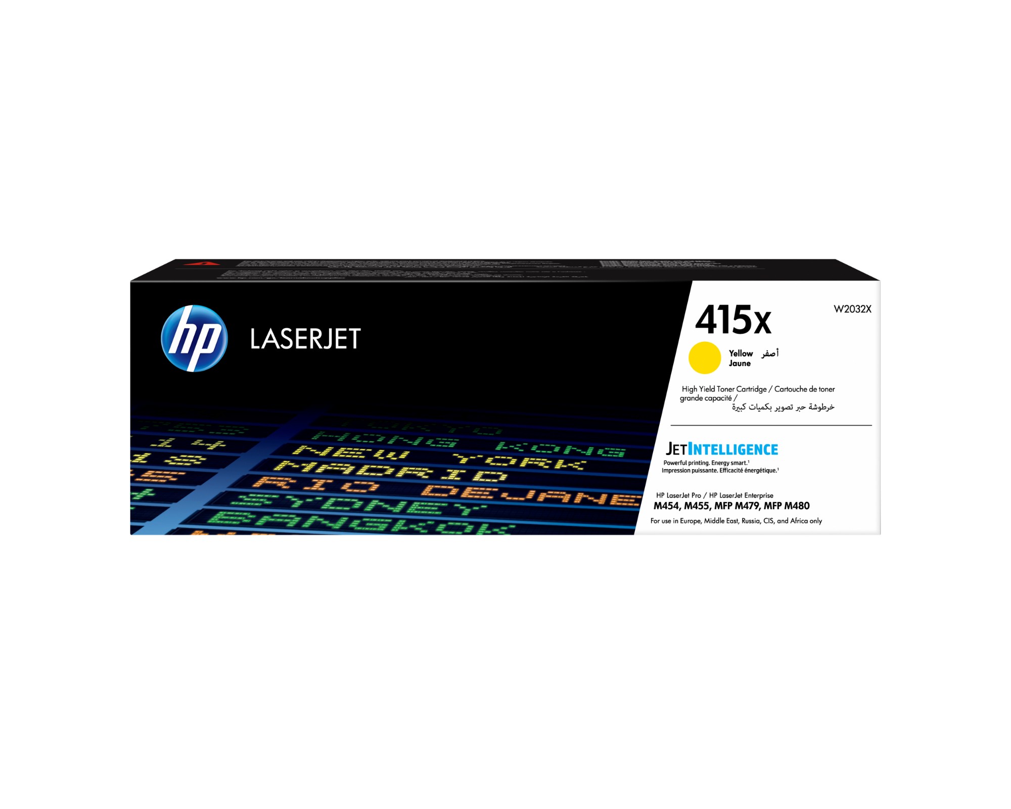 HP W2032X/415X Toner cartridge yellow, 6K pages ISO/IEC 19798 for HP E 45028/M 454