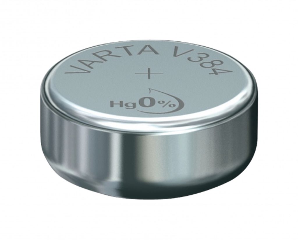 EU Product - Silver Coin button cell battery V384 / SG3 thumbnail