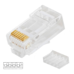 FDL CAT.6 CONNECTOR FOR STRANDED UTP CABLE - 2 PIECE