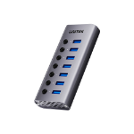 UNITEK H1314A01-EU interface hub USB Type-C 5000 Mbit/s Grey