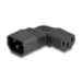 DeLOCK Power Adapter IEC 60320 - C14 to C13, male / female, 10 A, 90Â° left / right angled
